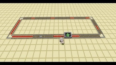 Flat Subway-Style Minecart Station -- Minecraft Tutorial