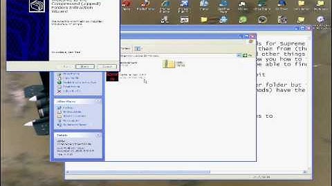 Supreme commander:Forged alliance-how to download and install mods