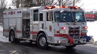 Lancaster Township Fire Department Engine 66-1 Responding 1/21/25