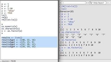 R 3.1 - Managing the Workspace and Variable Casting
