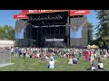 CHVRCHES singer Lauren Mayberry calls out 'Choke the Woke' sign during BottleRock solo set
