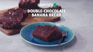 Double Chocolate Banana Bread | SavoryOnline