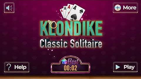 Classic Klondike Solitaire Card Game - Construct3, HTML5   Android, iOS