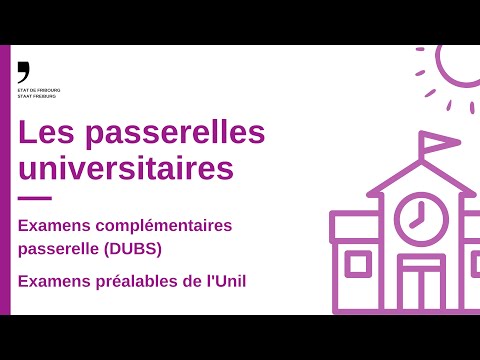 Vidéo: Quelles universités proposent des cours passerelles ?