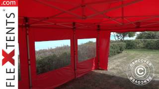 Pop up gazebo Flextents PRO 4x6m, red