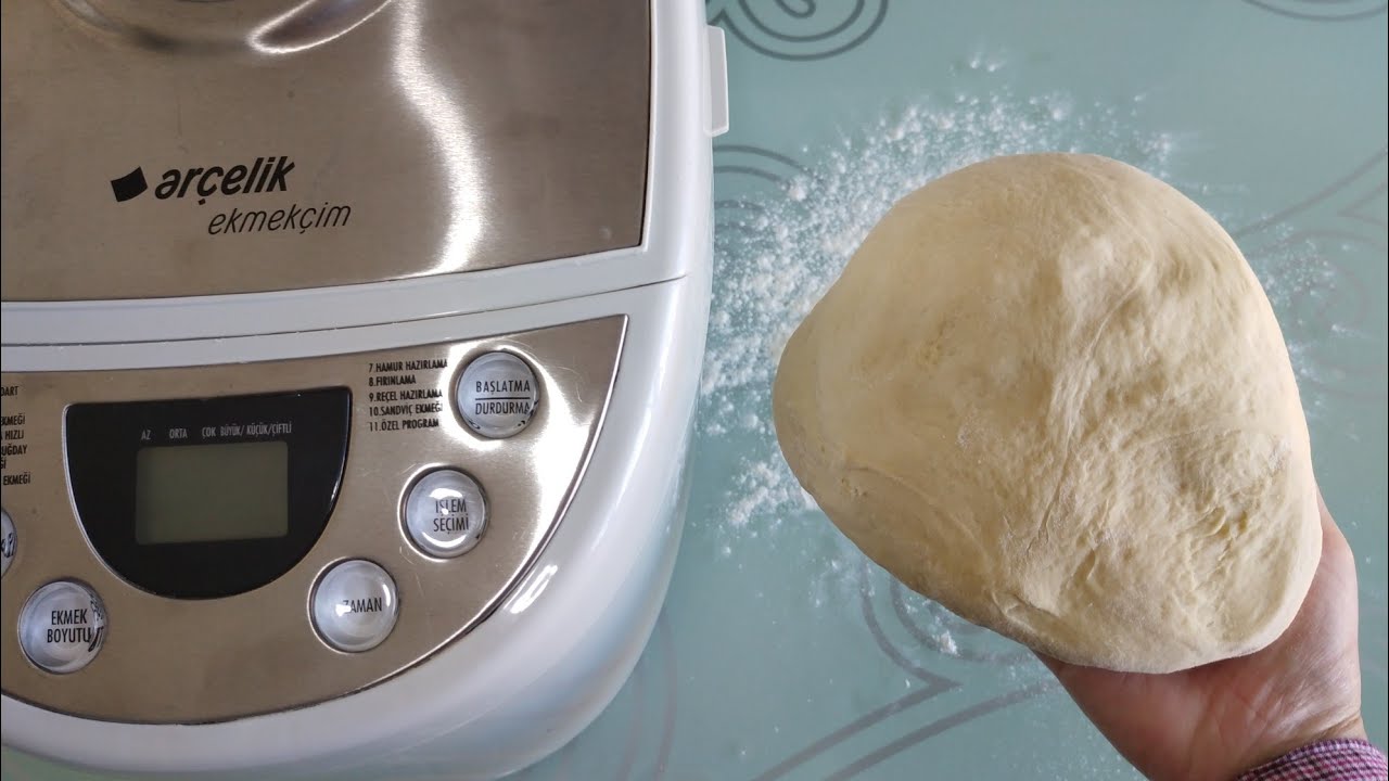 BÜTÜN MALZEMELERİ EKLEYİN BIRAKIN HAMURU MAKİNE YOĞURSUN 😉EKMEK MAKİNESİNDE HAMUR HAZIRLAMA🤩
