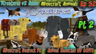 YCreatures Addon v2 Animal Showcase Pt2 50 x Minecraft Bedrock PE Animals Minecraft Animals Ep52 screenshot 4