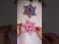 Christmas Star Origami: Making Christmas Paper Snowflakes : Paper Crafts for Kids : Easy Origami