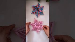 Christmas Star Origami Making Christmas Paper Snowflakes Paper Crafts For Kids Easy Origami
