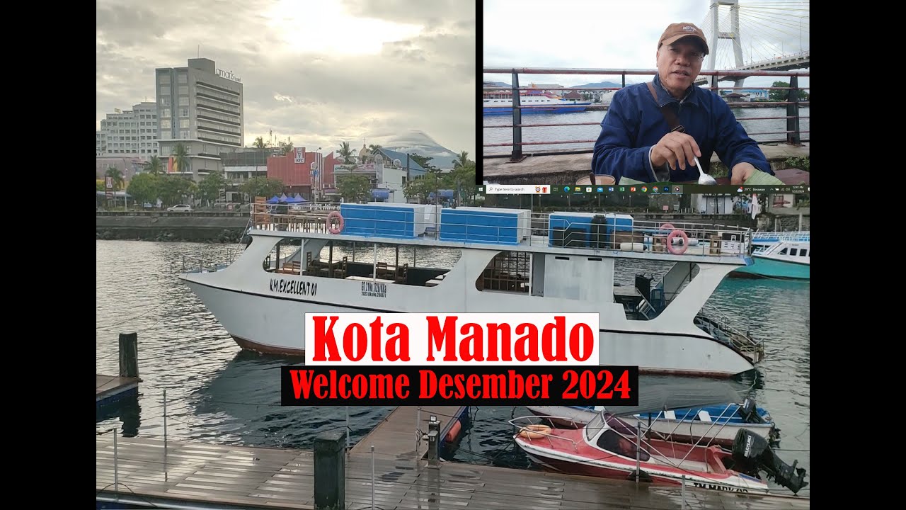 Kota Manado Edisi 2 Desember 2024, Keren Suasanan Pagi Pantai Manado |  Pasar Bersehati & Food Court