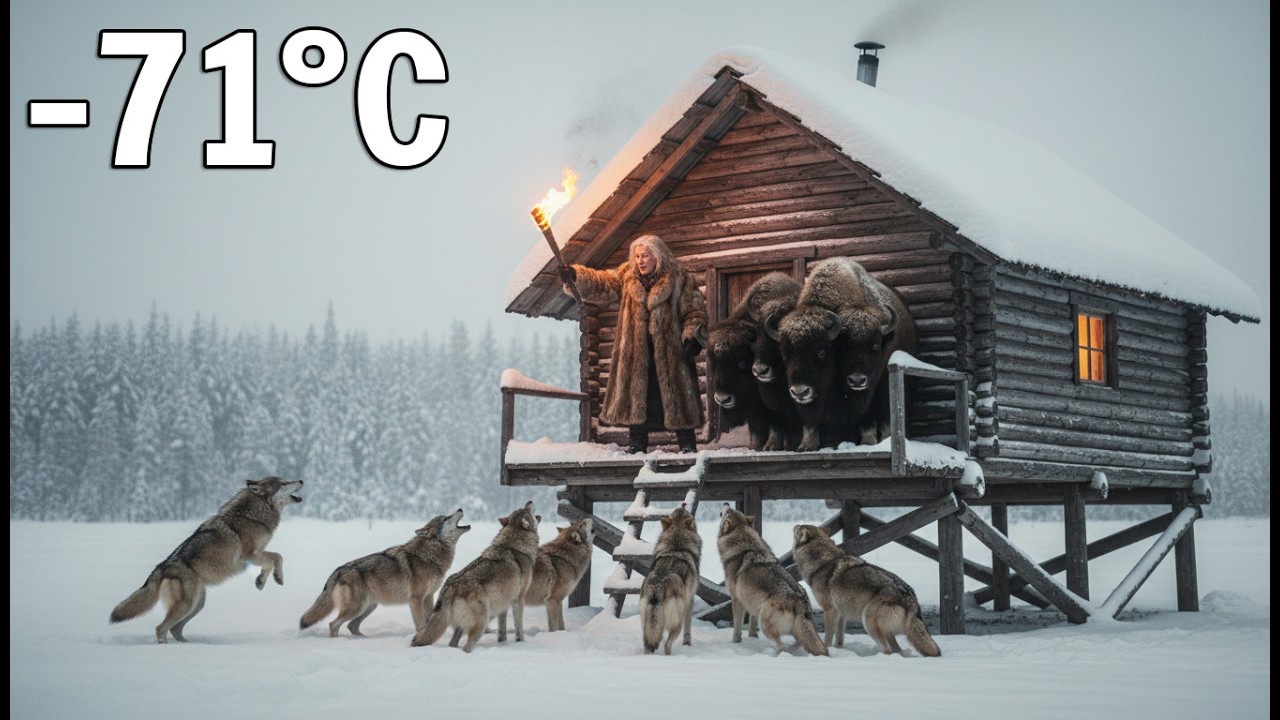 90-летняя женщина противостоит 1000 волкам, защищая свое стадо бизонов при температуре -71°C | Як...