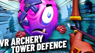 VR ARCHERY meets VR TOWER DEFENCE in Battle Bows! // New Quest 2 Gameplay screenshot 3