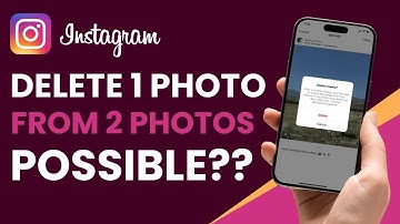 How to Delete One Photo From 2 Photos on Instagram !