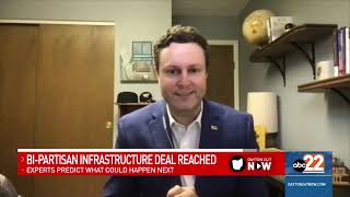WKEF: Wright State poli-sci expert discusses Senate's bipartisan infrastructure deal