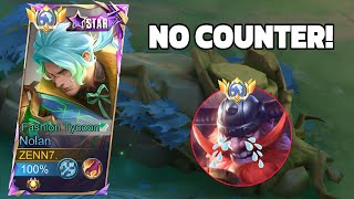 CARA ROTASI & FARMING CEPAT MENGGUNAKAN NOLAN JIKA BERTEMU HERO COUNTER! AUTO JAGO! - Mobile Legends