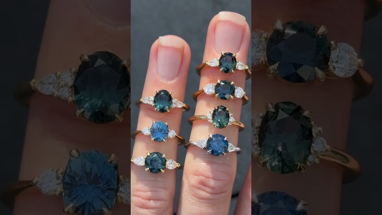 Ready-made sapphire engagement rings! 
