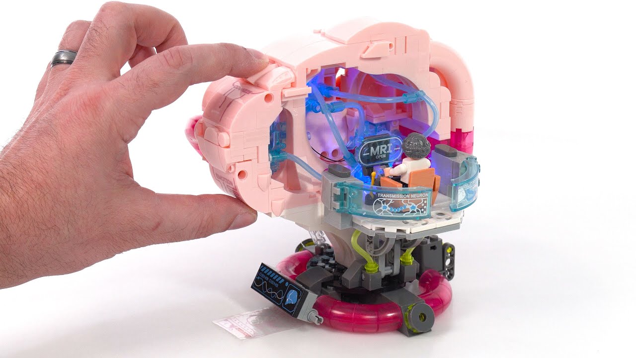 ZOIN Brain is brick-built & weird as heck! Lighted life-sized