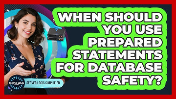 When Should You Use Prepared Statements For Database Safety?
