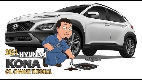 How to do an oil change for a 2024 Hyundai Kona with a 2.0L