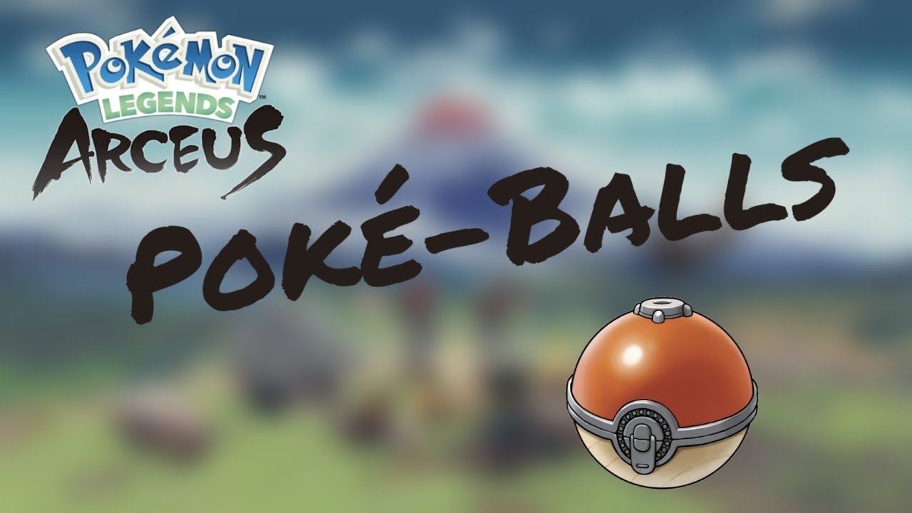 TODAS las POKEBALLS 🔴 y como FABRICARLAS Leyendas Pokémon Arceus