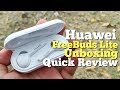 Huawei FreeBuds Lite Unboxing, Quick Review