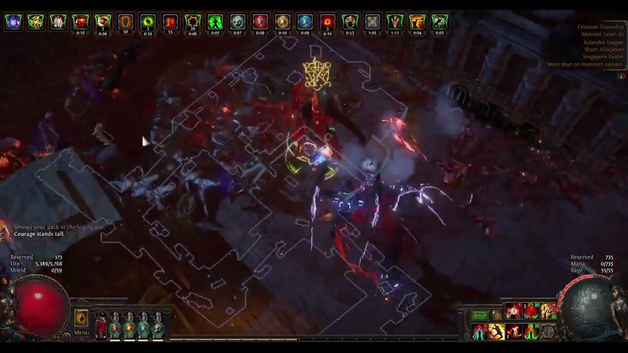 POE 3.19 Budget boneshatter slayer T16 YouTube