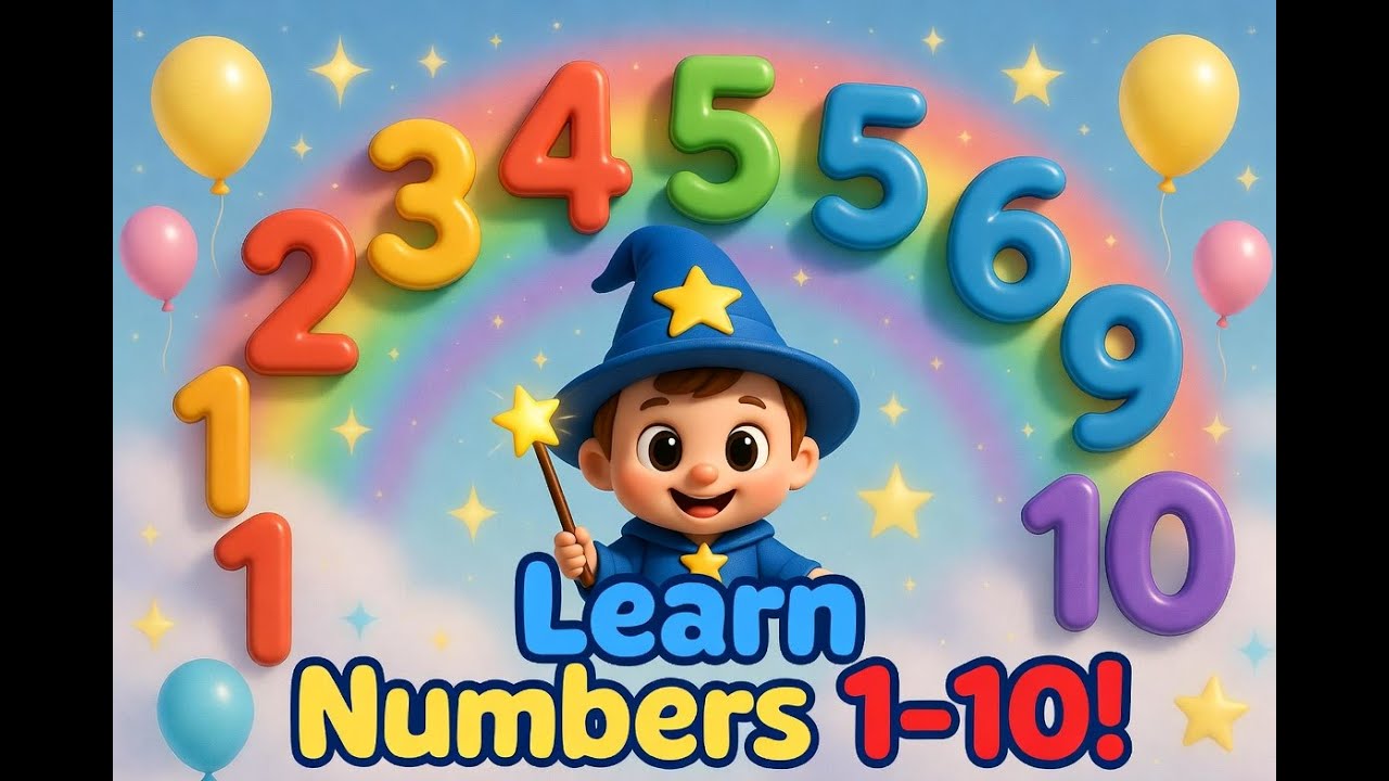 1 to 10 Counting for Kids | Mini Magic Kids