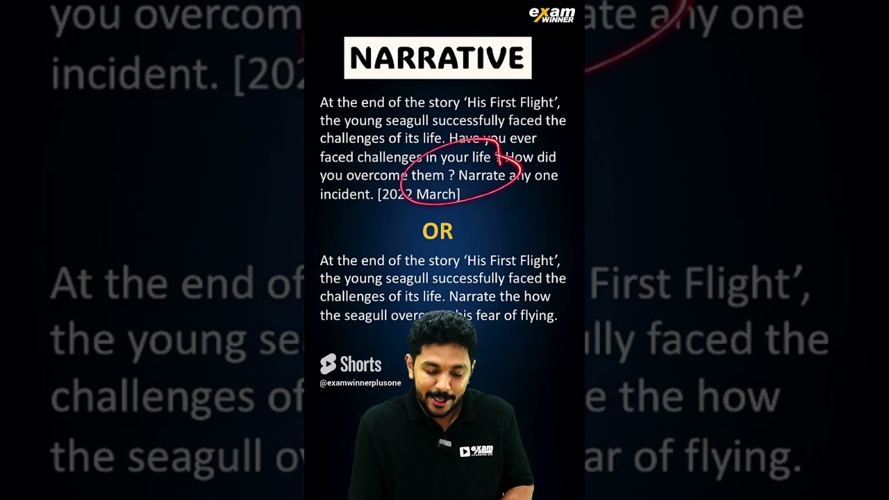 +1 English Narrative format in 1mins