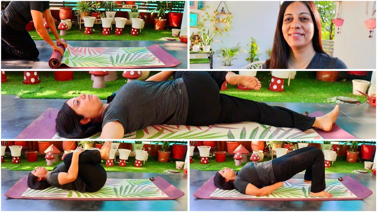 How To Reduce Back Pain 💜|Easy Exercises For Back Pain Relief - YouTube