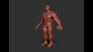 Sculpt Big Boy anatomy in real time Zbrush