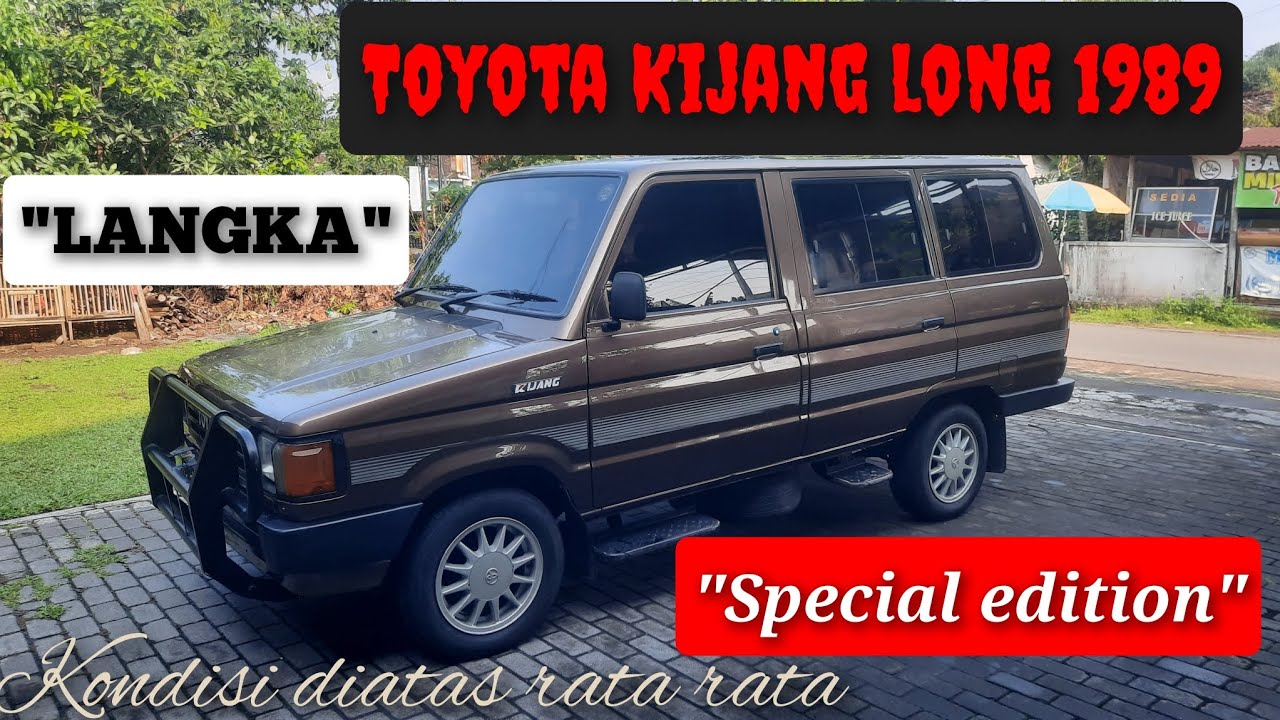 Kijang Super Long Special Edition 1989 Langka