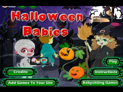 Baby Games › Babysitting › Halloween Babies Online Free ...