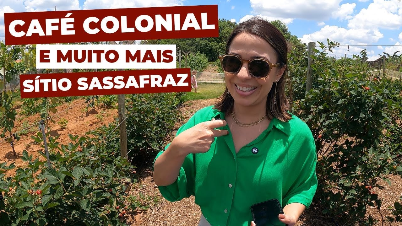 CAFÉ COLONIAL com Fazendinha e MUITO MAIS | SÍTIO SASSAFRAZ em Itupeva SP