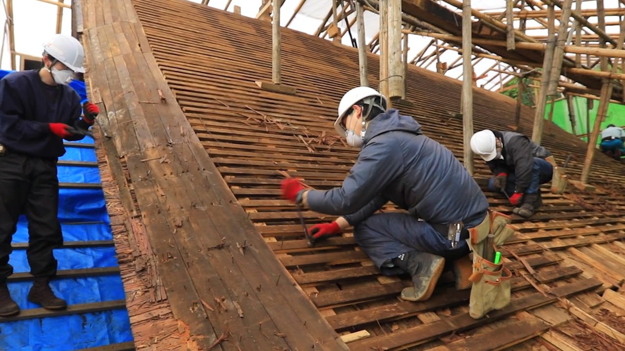 御本殿旧屋根修理｜遠江国一宮小國神社