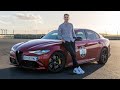 Sexy violente et italienne  essai alfa giulia qv  rallye carsup club