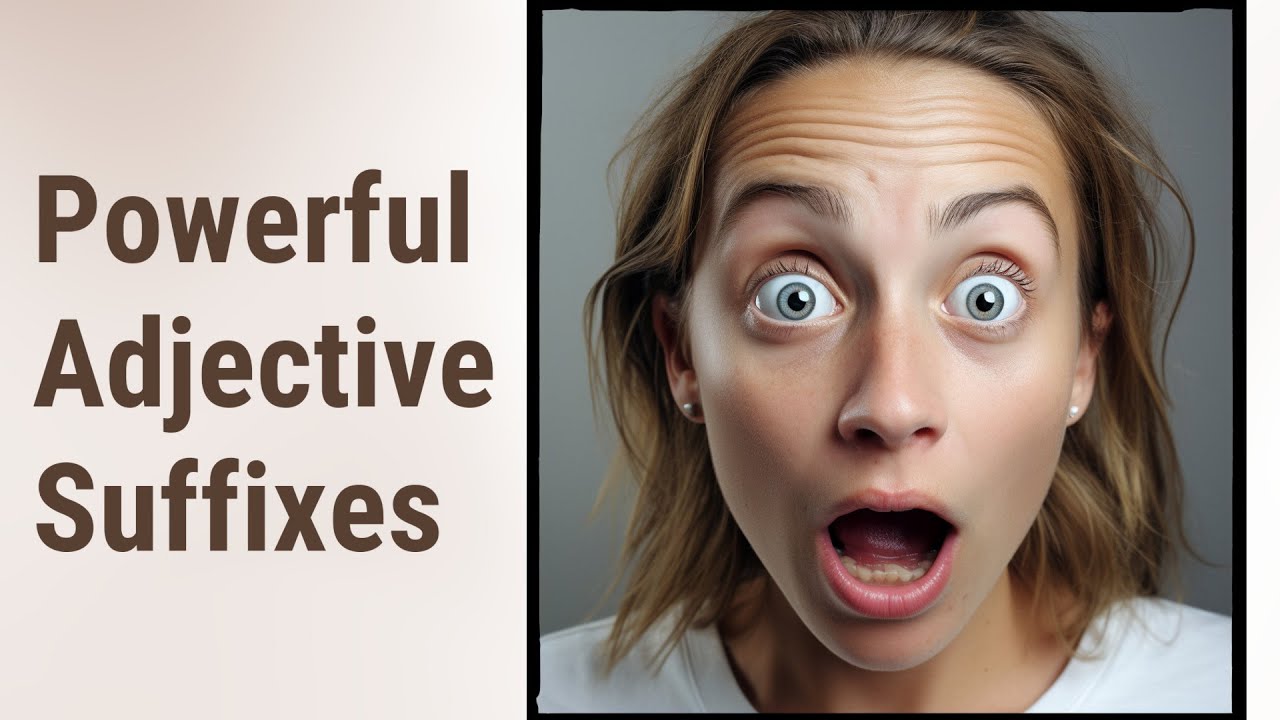 Mastering Adjectives: The Power of -ant and -ent Suffixes - YouTube