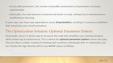 Optimizing Your SQL Stored Procedures: A Guide to Efficient Code