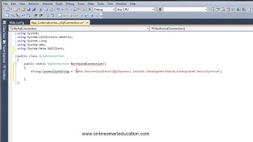 part - 58 Connection String Part - 2