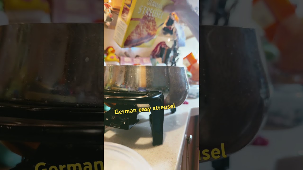 Easy German streusel cake mix 