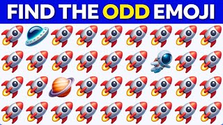 Find The Odd Emoji Out--Emoji Edition | Easy.Medium.Hard Levels |