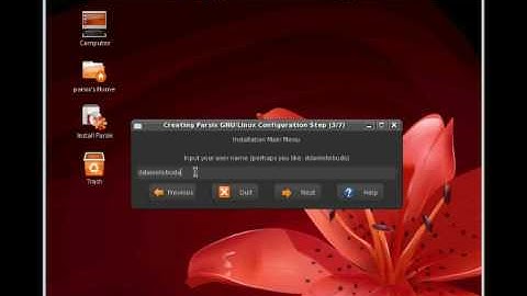 Parsix GNU/Linux 2.0r0-Test-1 - Installation