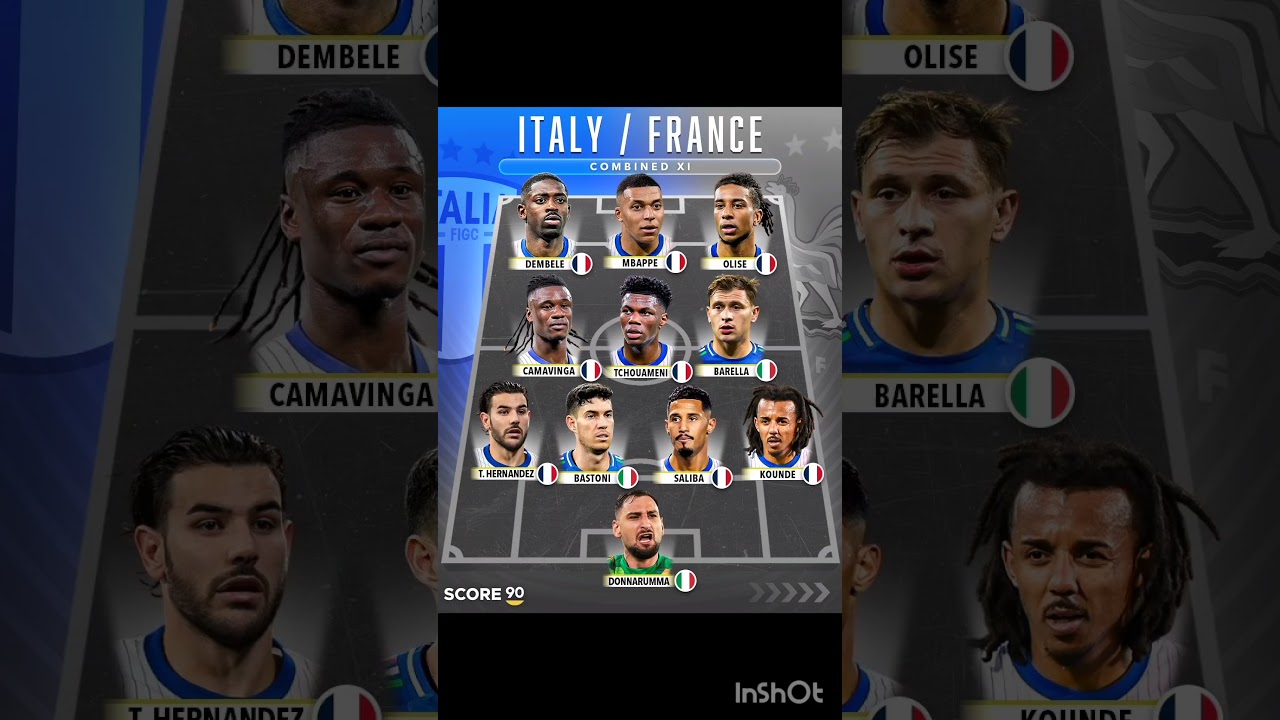 Italy/France combined XI!