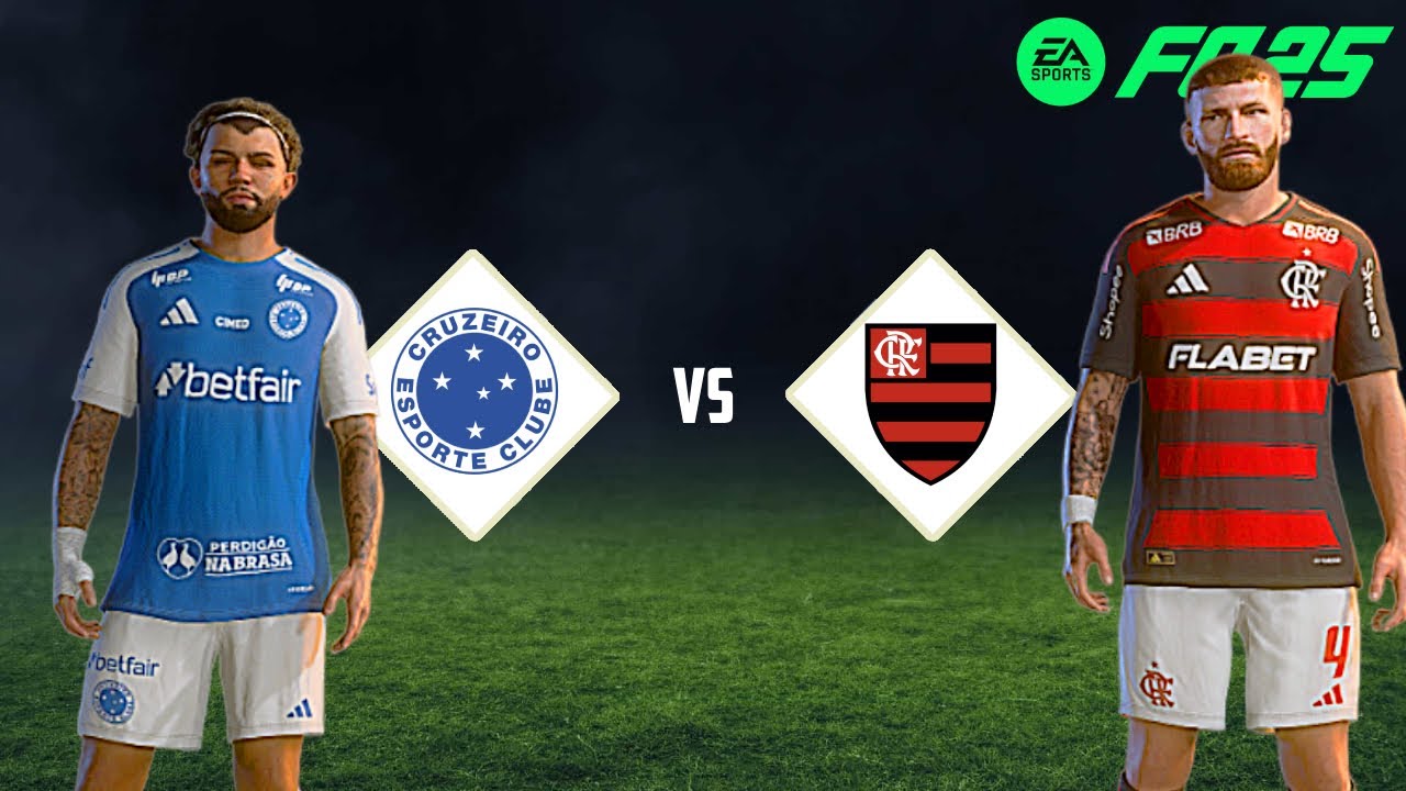 FIFA 25 - Cruzeiro vs Flamengo  | Gameplay PS5  [4K 60FPS] Brasileirão 2025