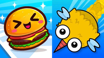 Food Run VS Mosquito.io Max All Levels Gameplay Android,iOS NEW UPDATE