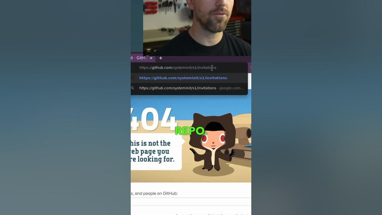 Find GitHub invitation for a repo and org YouTube