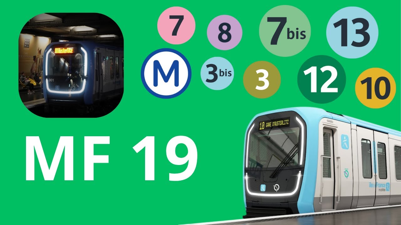 MF19 : Le nouveau métro sur fer de Paris