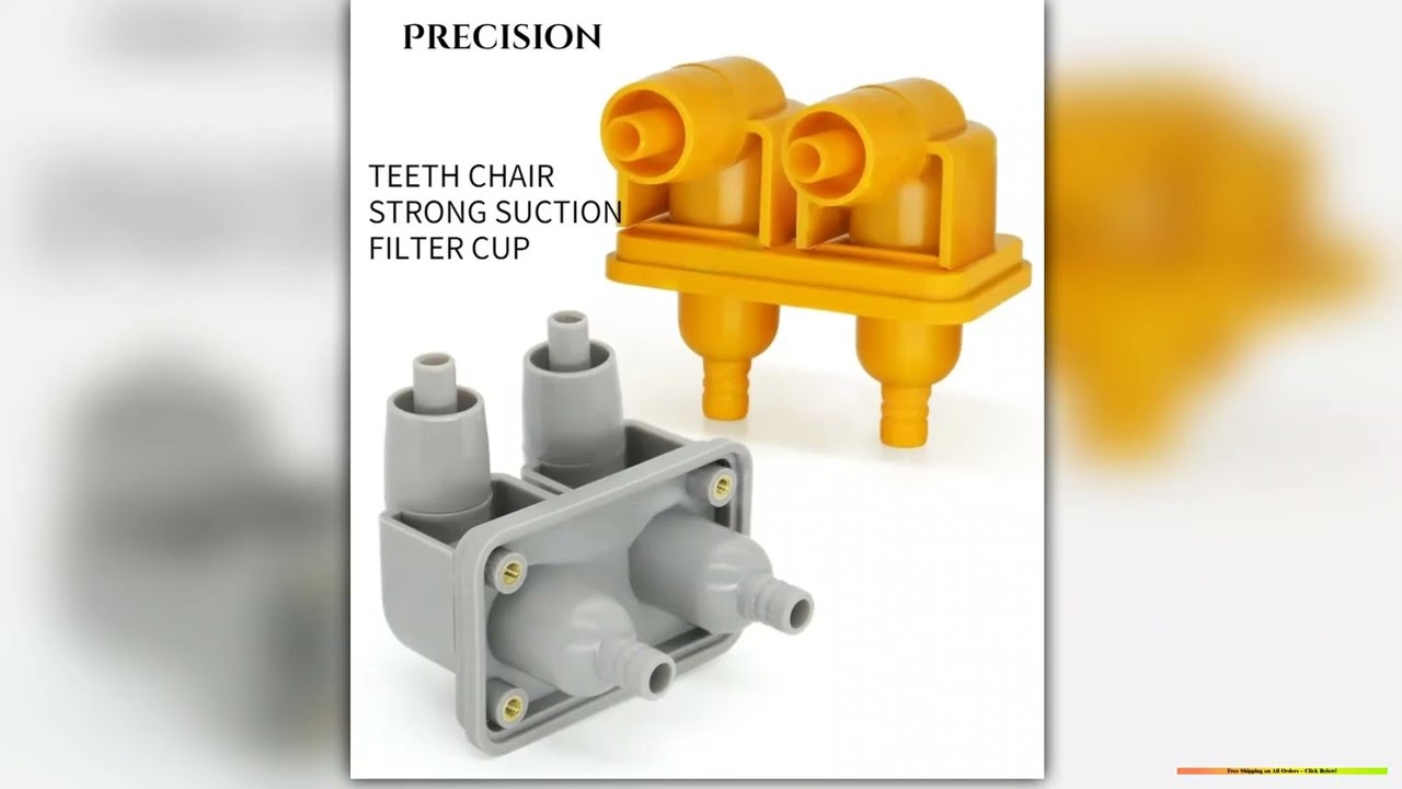 2 Holes Dental Chair with Filter Strong and Weak Suction Filter Dental Chair Accessories Dental Equ