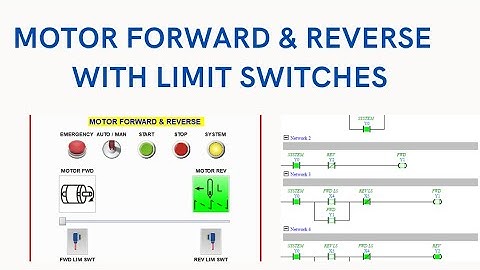 Motor Forward and Reverse with Limit Switch