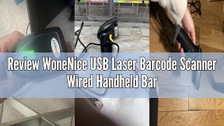 Famous Review WoneNice USB Laser Barcode Scanner Wired Handheld Bar Code Scanner Reader Black Net Worth