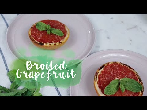 Broiled Grapefruit // At Home With Lally